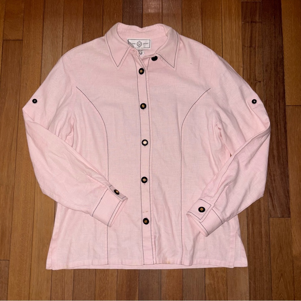 St. John Sport by Marie Gray Pink Top
